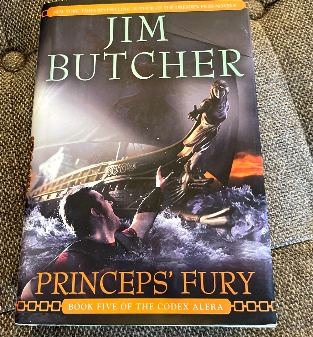 Princeps' Fury by Jim Butcher book 5 Codex Alera 1st Edition, Hardcover, 2008